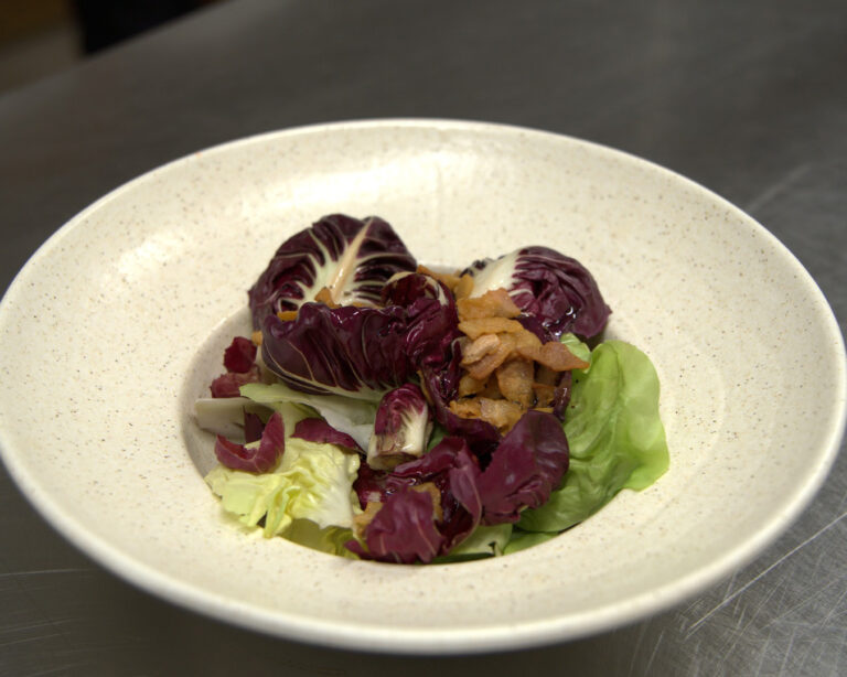 Radicchio di campo con lardo